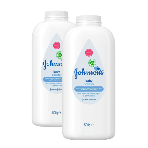 Присыпка для новорожденных Johnsons под подгузник 500г 2 шт - купить с ...