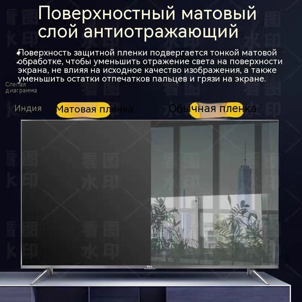 Защитный экран для телевизора 75'', Пластик - купить с доставкой по ...