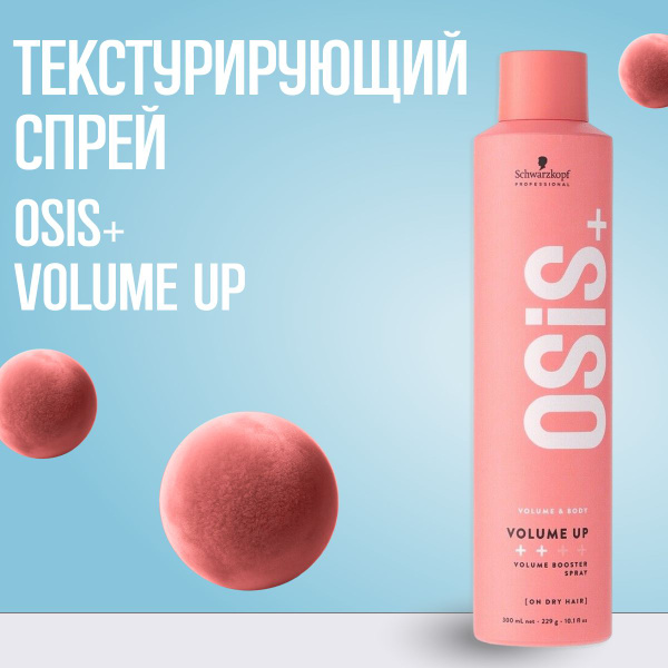 Schwarzkopf Professional Текстурирующий спрей для волос Osis+ Volume Up ...