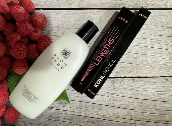 Avon 2 средство для снятия макияжа+карандаш для глаз+тушь для ресниц ...