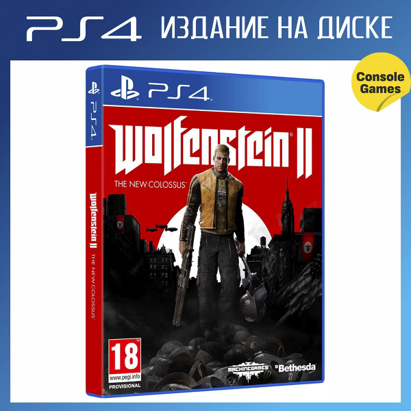 Игра Wolfenstein 2 The New Colossus. (PlayStation 4, Английская версия ...