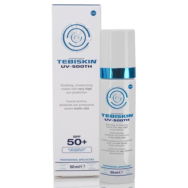 Тебискин Фотозащитное средство SPF 50, 50 мл. TEBISKIN UV-Sooth SPF50 ...