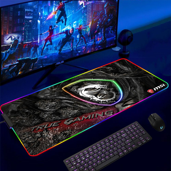 MSI Игровой коврик для мыши 23455, XXL, медь, бронза - купить с ...