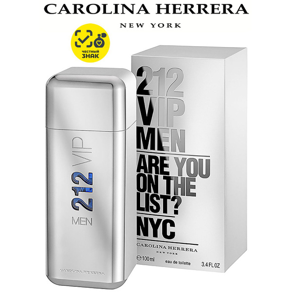 Carolina Herrera 212 Vip Men Туалетная вода 100 мл (202775536)