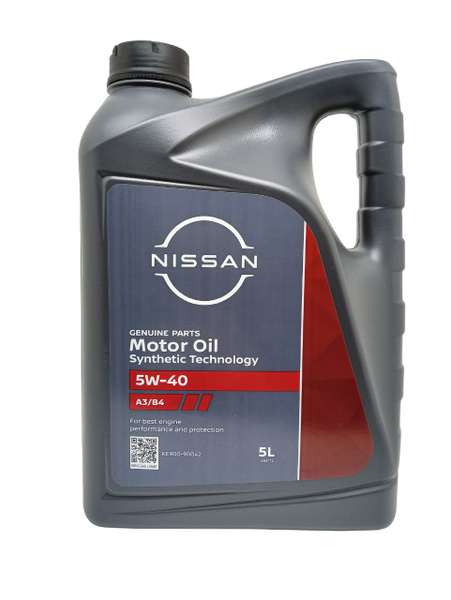 Масло моторное Nissan 5W-40 Синтетическое - купить в интернет-магазине ...