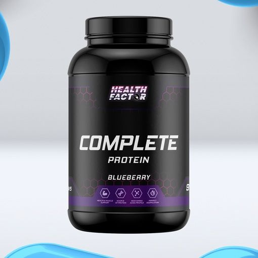 Многокомпонентный протеин Complete Protein Черника 900g Health Factor ...