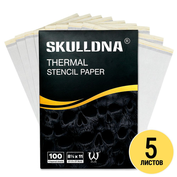 Тату трансферная бумага для машинного перевода AVA SKULLDNA Thermal ...