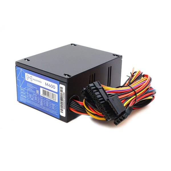 Блок питания 400 Вт SFX Mastero M400, 80 мм, Bulk (OEM) (M400-80BFV1 ...