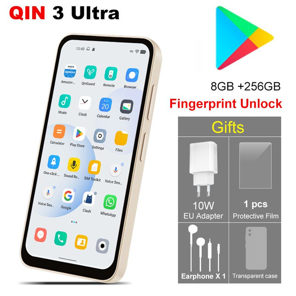 Мобильный телефон QIN 3 Ultra 256GB Play Store, белый - купить по ...