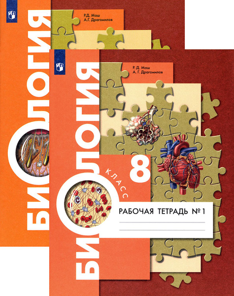 Биология. 8 класс. Рабочая тетрадь. Концентрированный курс | Драгомилов ...