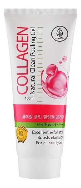 Восстанавливающий гель-пилинг для лица с коллагеном Natural Clean Gel ...