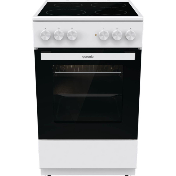 Плита Электрическая Gorenje GEC5A12WG-B белый стеклокерамика (без ...