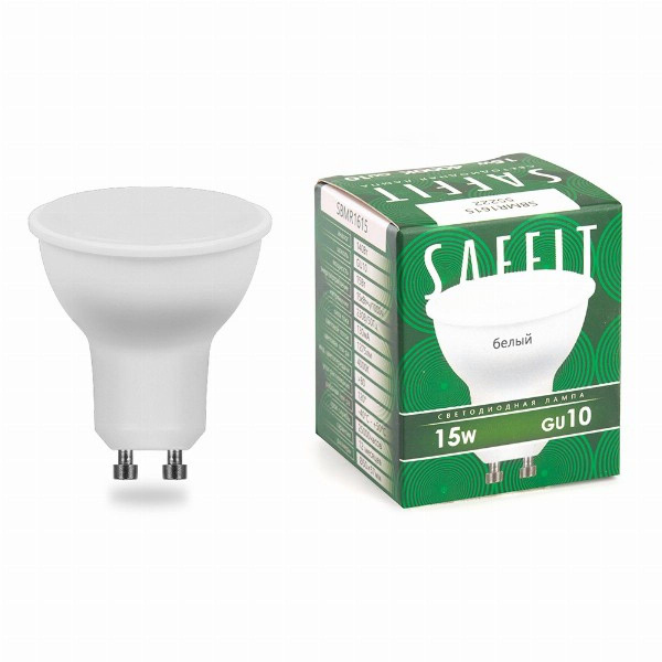 Светодиодная Лампочка Saffit GU10 Рефлектор 1275 Лм 4000 К - купить в ...