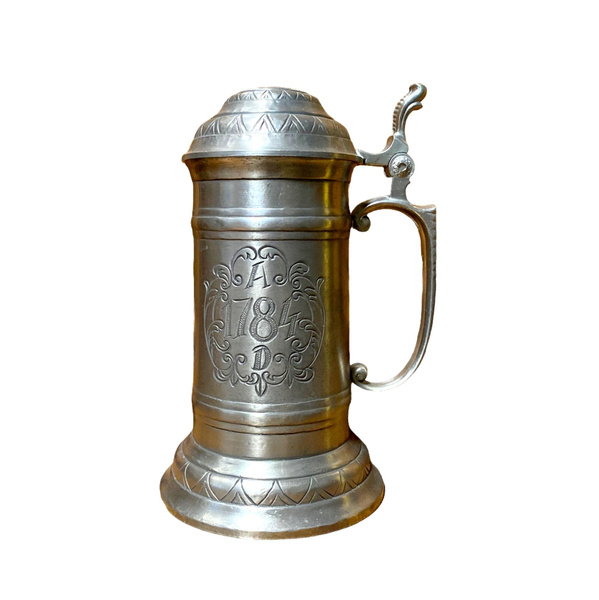 Кружка пивная, винтажная, оловянная 1784. Германия купить по низким ...