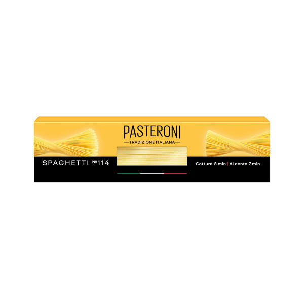 Макароны Pasteroni Спагетти №114, из твердых сортов пшеницы, 450 г ...