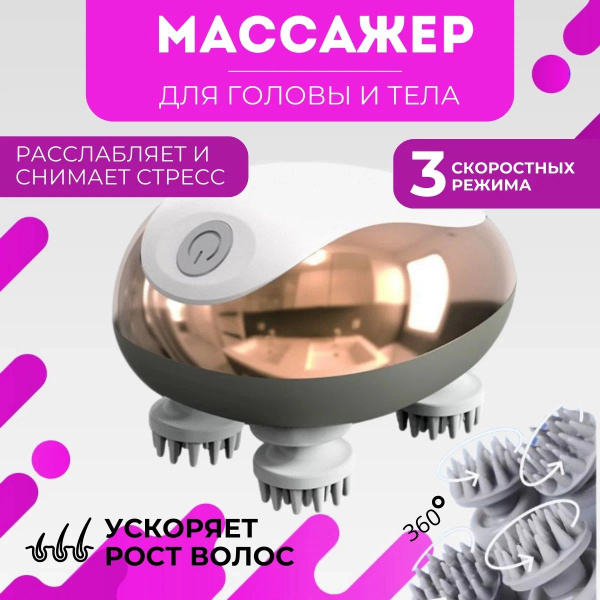 Характеристики Беспроводной массажер для головы и шеи Head & Neck ...
