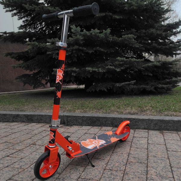 Самокат детский двухколесный Aimoto, 145мм, складной, городской с ...