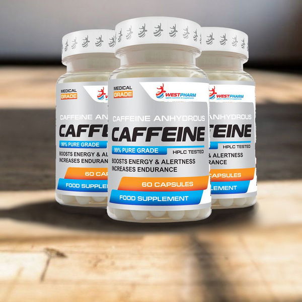 WestPharm Caffeine 100 мг, 60 капсул - купить с доставкой по выгодным ...