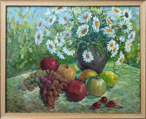 Картина. Ольга Пономарева Июнь, картон, масло, 40х50. Авторская ...