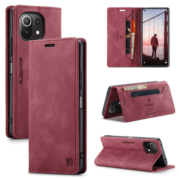 Характеристики Autspace Кожаный чехол для Xiaomi Mi 11 Lite 4G 5G и 11 ...