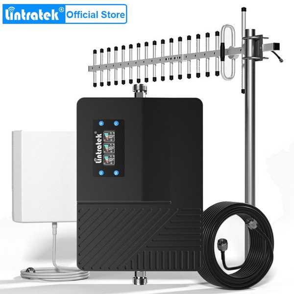 Lintratek 2G,3G,4G Усилитель сотовой связи 900 1800 2100 Ретранслятор ...