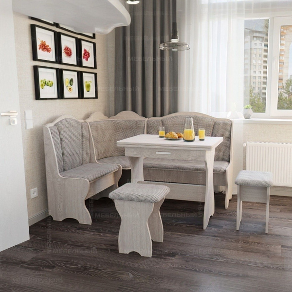 Кухонный уголок, 150х110, с ящиками для хранения - купить с доставкой ...