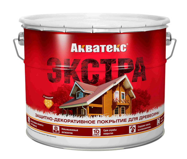 Текстурное покрытие АКВАТЕКС ЭКСТРА с натуральным маслом и воском ...