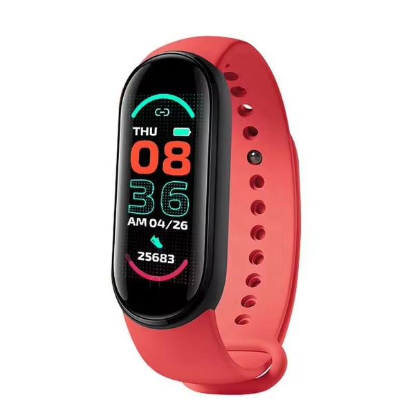 Купить смарт-часы mi band M6, экран 0.96" - купить по низким ценам в ...