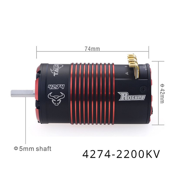 EJ.life Moteur à capteur 4274 V2 Brushless Sensored Motor 4 Pole Fit