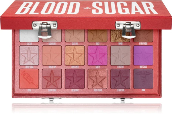 Палитра теней для век Jeffree Star Cosmetics Blood Sugar 18x1, 5 г ...