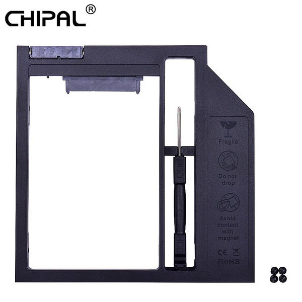 CHIPAL Переходник для SSD(HDD) в ноутбук вместо DVD, Optibay 9,5 ...