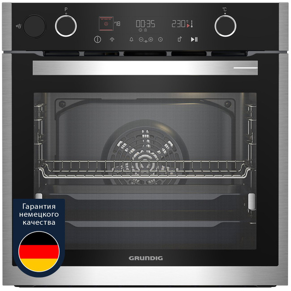 Grundig духовой шкаф GEBD19401BHI, 56 см - купить с доставкой по ...