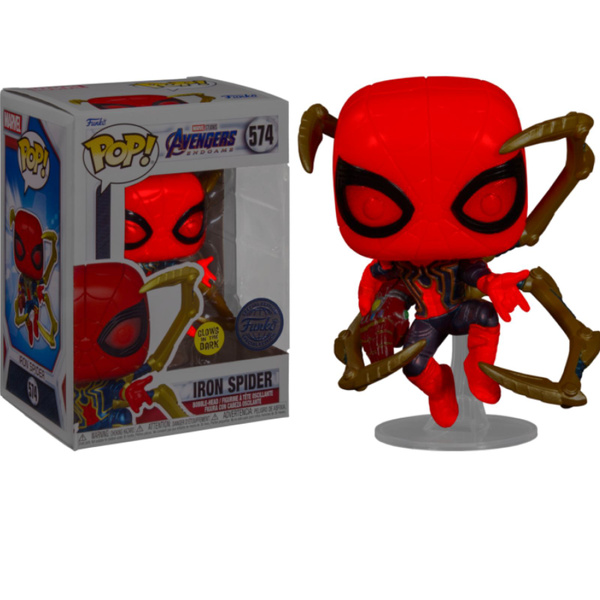 Фигурка Funko POP Iron Spider with Nano Gauntlet GitD Эксклюзив Chalice ...