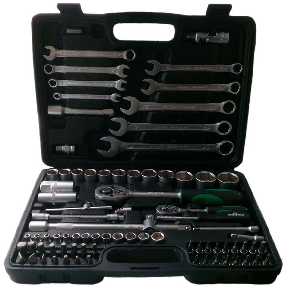 Набор инструментов Сервис Ключ, 82 предмета, в чемодане - купить по ...