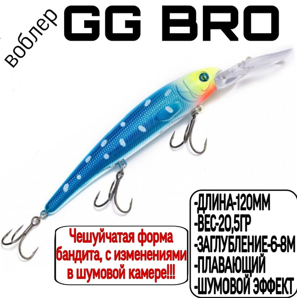 Воблер Минноу (Minnow) German BRO, 6-8 м купить по выгодной цене в ...