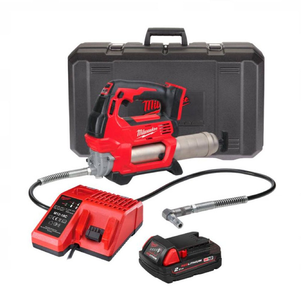 Аккумуляторный смазочный шприц-пистолет Milwaukee M18 GG-201C ...