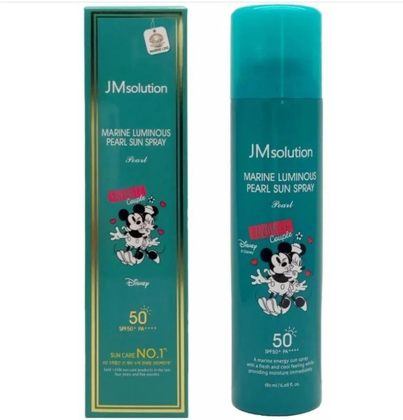 Солнцезащитный спрей JMsolution x Disney с жемчугом JMsolution Marine ...