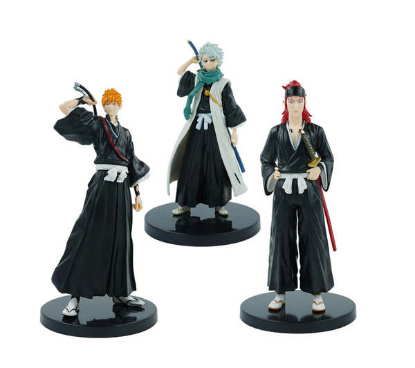 Набор фигурок Блич Ичиго Куросаки Рукия Кучики Зараки Кенпачи / Bleach