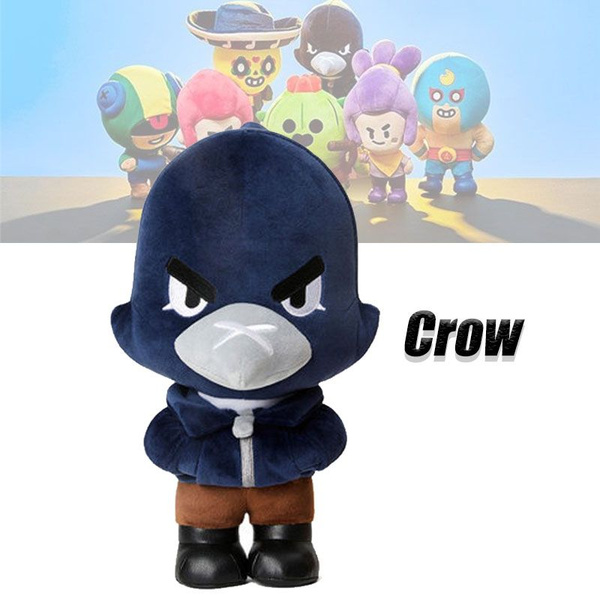 Плюшевая кукла Brawl Stars,25,Crow,черный - купить с доставкой по ...