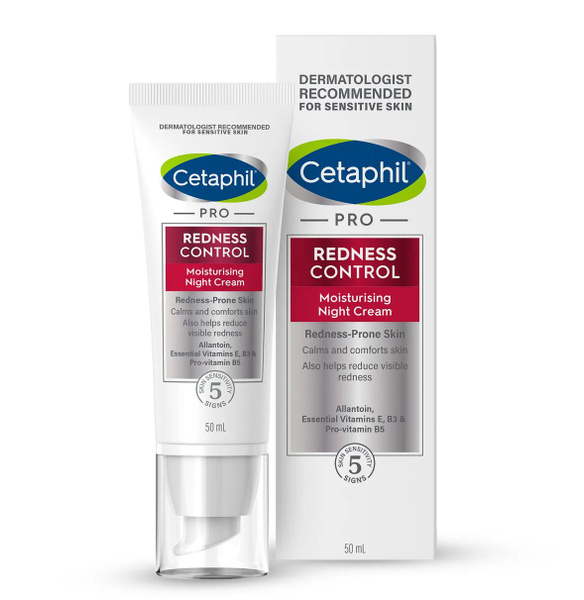 Cetaphil PRO Redness Control ночной крем для лица против покраснений/50 ...