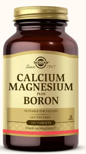 Solgar Кальций Магний Плюс Бор 100 таблеток - купить с доставкой по ...
