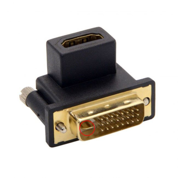Переходник DVI (M) на HDMI (F) для компьютера HDTV видеокарты - купить ...
