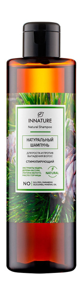 INNATURE Шампунь для волос натуральный для роста и против выпадения ...