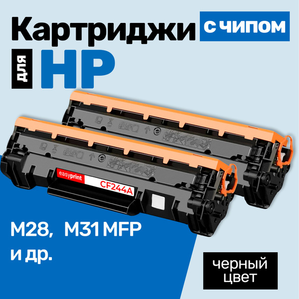 Расходник для печати EasyPrint Картриджи для HP M28 65345546566, Черный ...