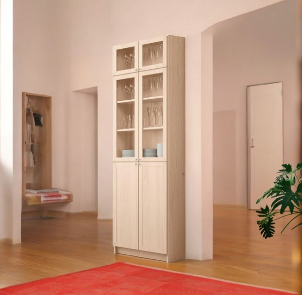 Шкаф книжный Билли 36, 80x30x237 см - купить по выгодной цене в ...