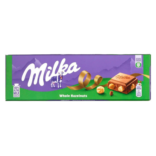 Гигантская шоколадная плитка Milka MMMAX Whole Hazelnuts / Милка ...