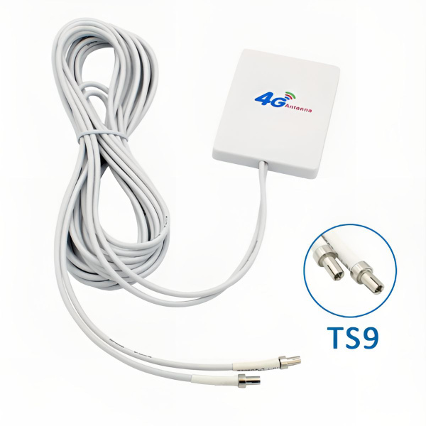 Антенна оконная 3G/ 4G/ LTE для модема/роутера с разъёмом TS9 ...