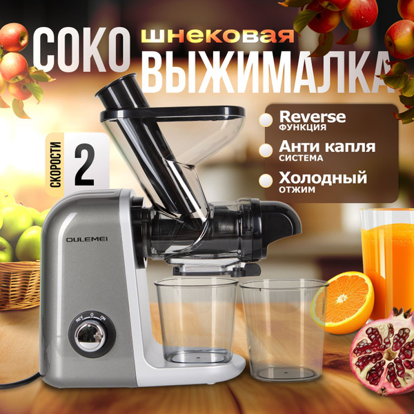 Соковыжималка шнековая купить на OZON по низкой цене (1593798912)