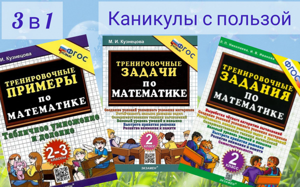 Николаева, Иванова: Математика. 2 класс. Тренировочные задания ...