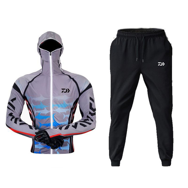 Костюм рыболовный Daiwa, размер 50 (3XL), Лето, цвет серый, черный ...